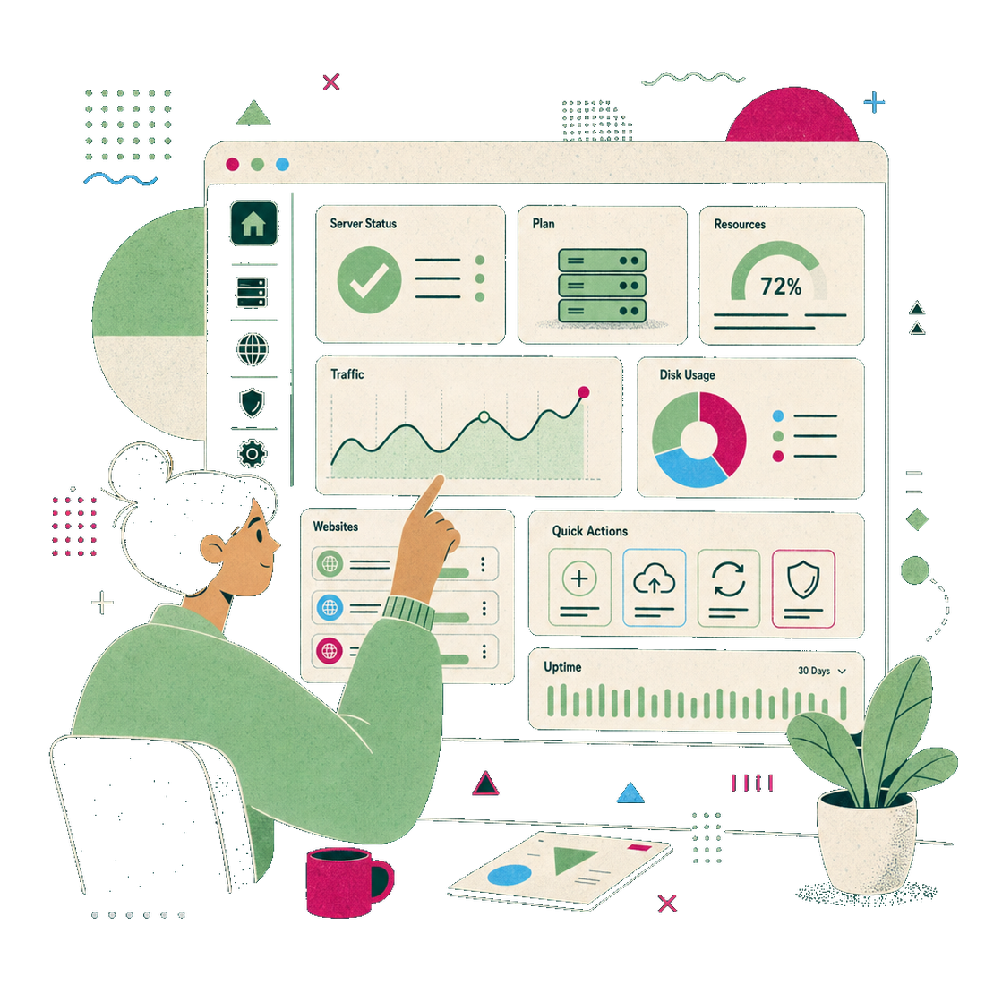 Everything in one place, with cPanel.